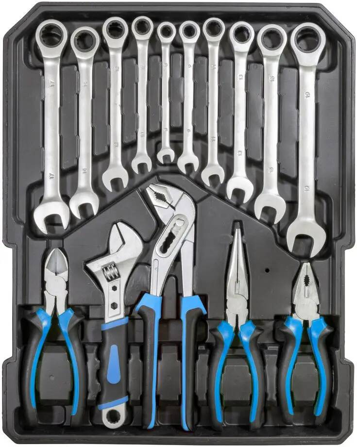 Güde Werkzeug-Trolley » GWZT 500 « 500 Teile im Rollkoffer