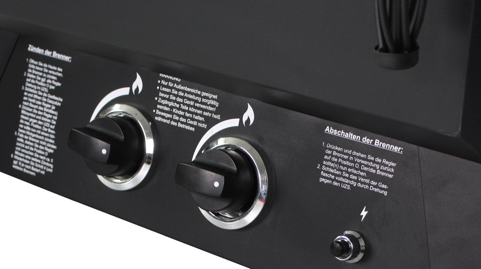 El Fuego Gasgrill / Smoker » Portland XXL « 2x 2.93 kW - AY3171