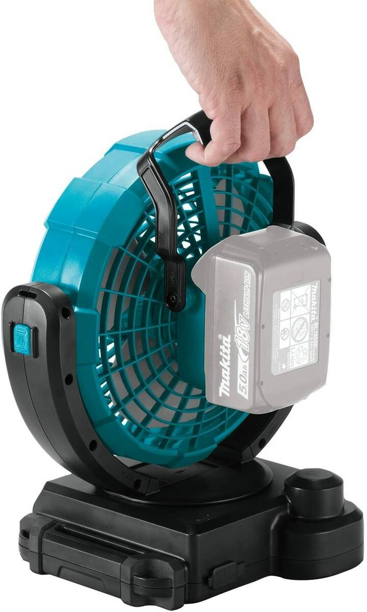 Makita Akku-Lüfter » DCF102Z « inkl. Timer- und Schwenkfunktion
