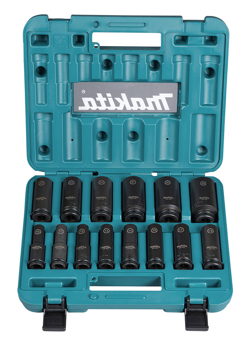 Makita Schlagnuss-Set 1/2 » E-16586 « IMPACT BLACK 14-tlg im Koffer