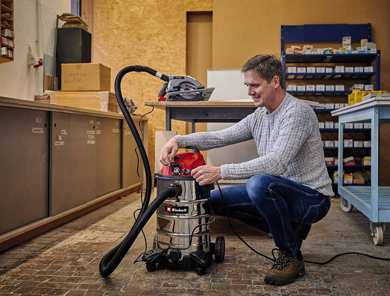 Einhell Nass- und Trockensauger » TC-VC 1930 SA « 1500 W - Edelstahl