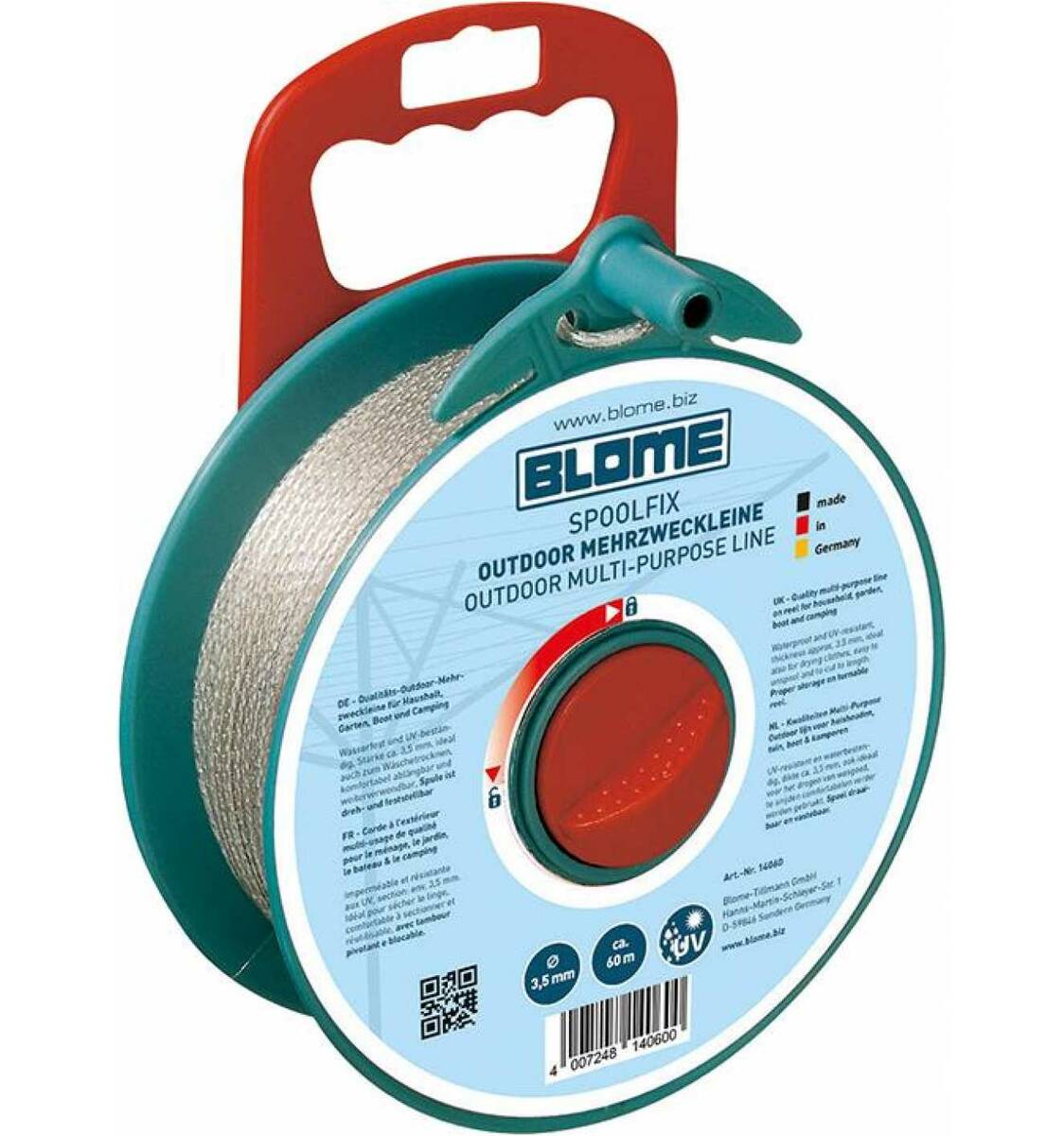 Blome SpoolFix Wäscheleine » 60 Meter «