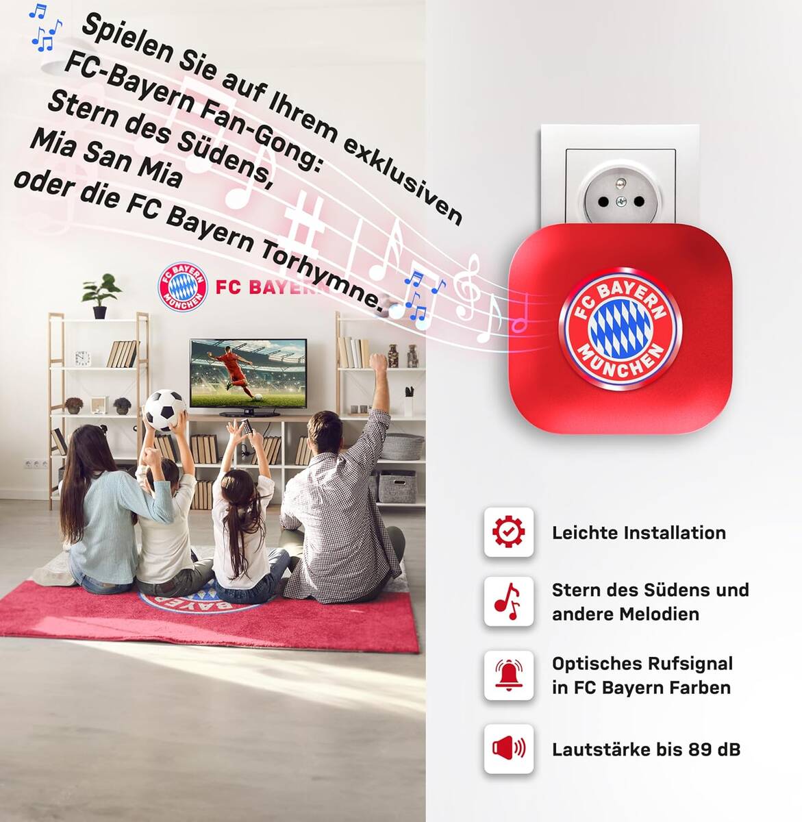 Heidemann Funkklingel-Set » Stern des Südens « Funk, bis 200 m, 80 dB