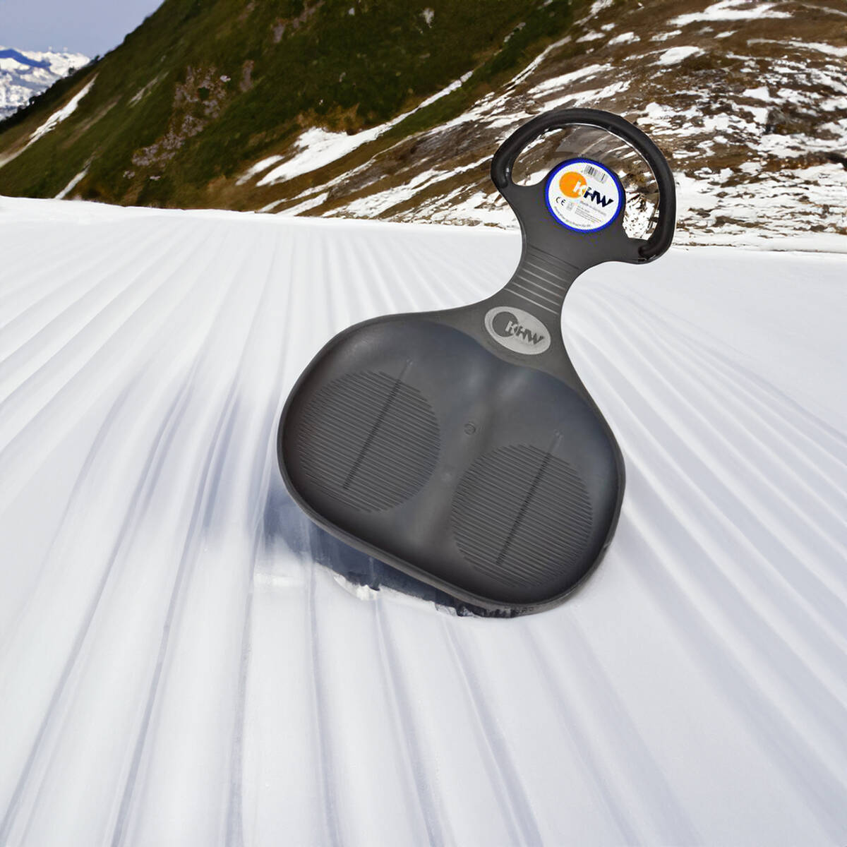KHW Porutscher mit Grip » Snow-Glider « Schneerutscher, grau