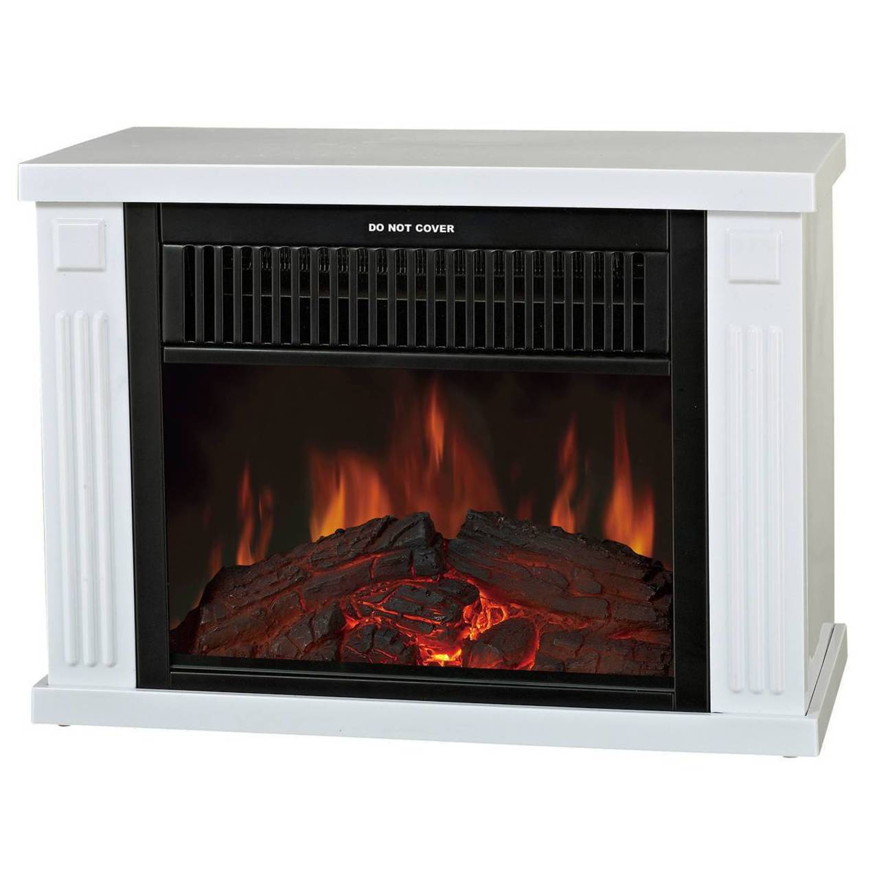 El Fuego Elektrokamin "Brügge" AY0689, 2 Heizstufen, weiß, Kamin, Heizung