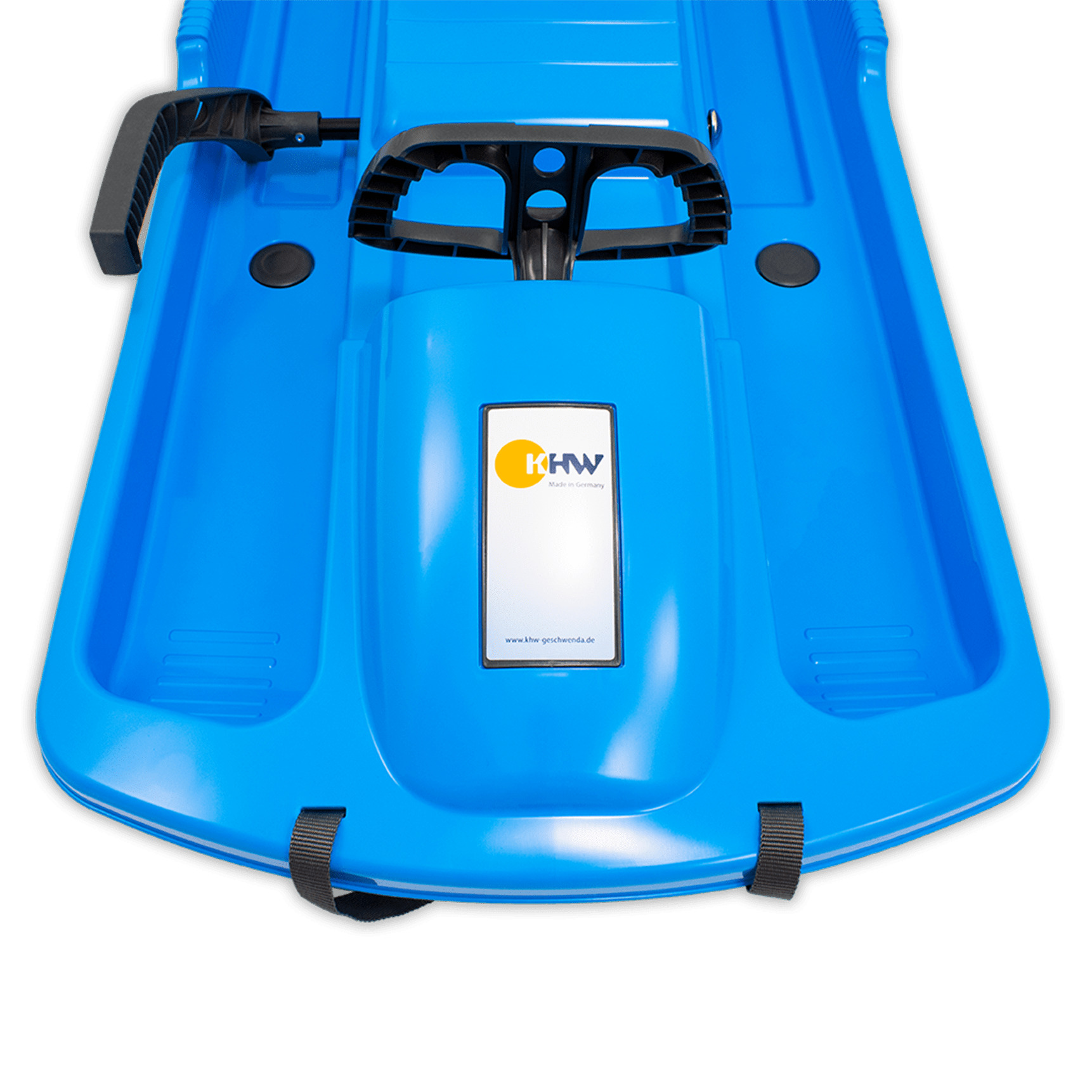 KHW Profi Schlitten » Snow Fox « Eisblau, Metallbremse, ab 6 Jahren