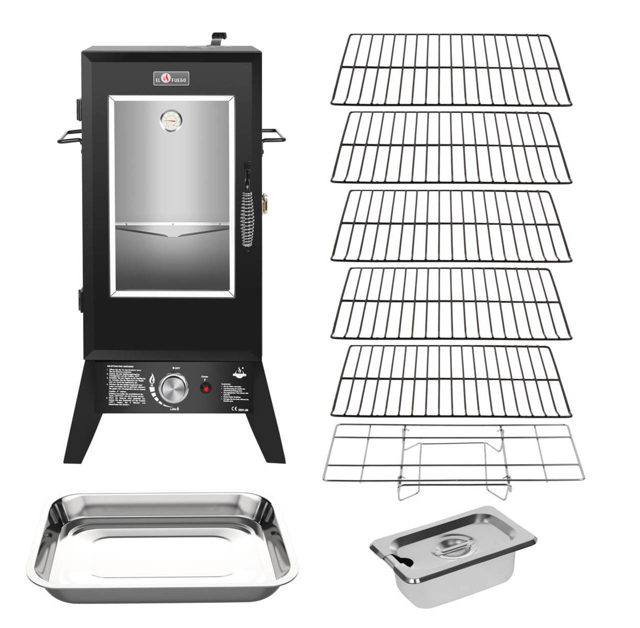 El Fuego Gas-Smoker » Portland W XL « Window - AY3174