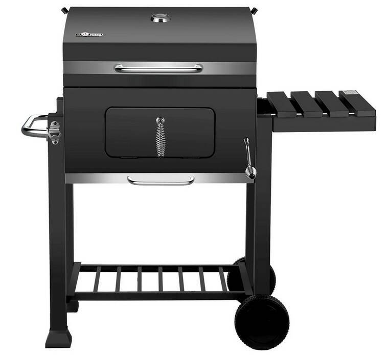 El Fuego Holzkohlegrill » Ontario Deluxe « Mit Thermometer, 56 x 42cm