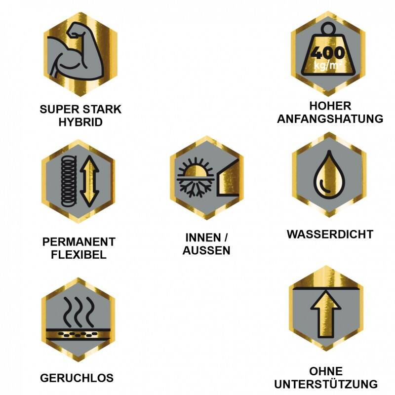 Soudal Hybrid- / Montagekleber » T-Rex Gold « 415g Kartusche