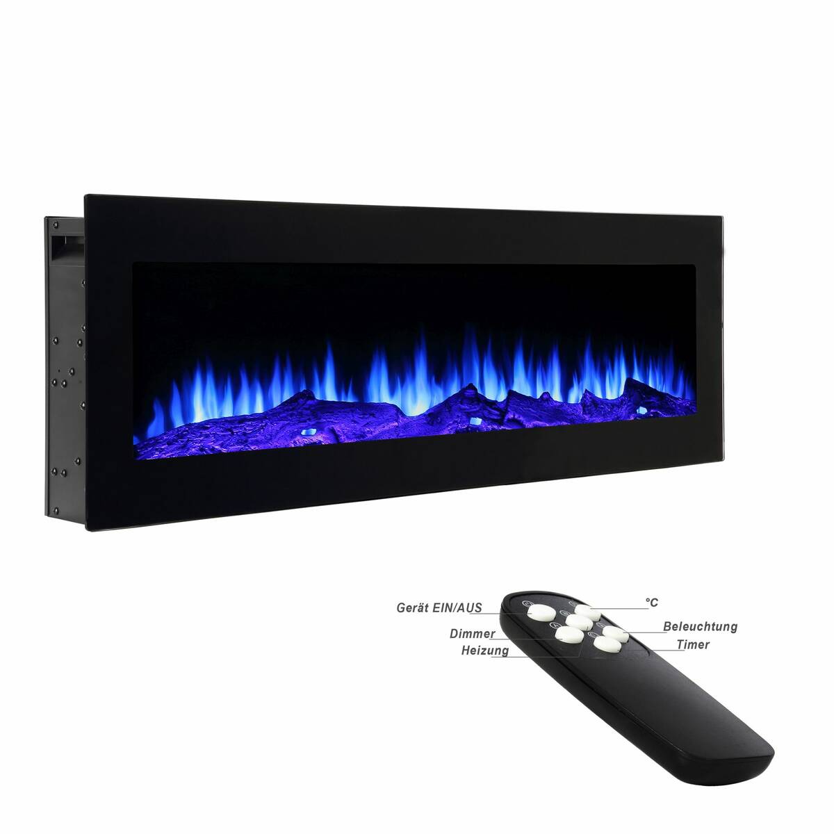 El Fuego LumberQ » Nova « Elektrokamin AY6197 mit Wandmontage