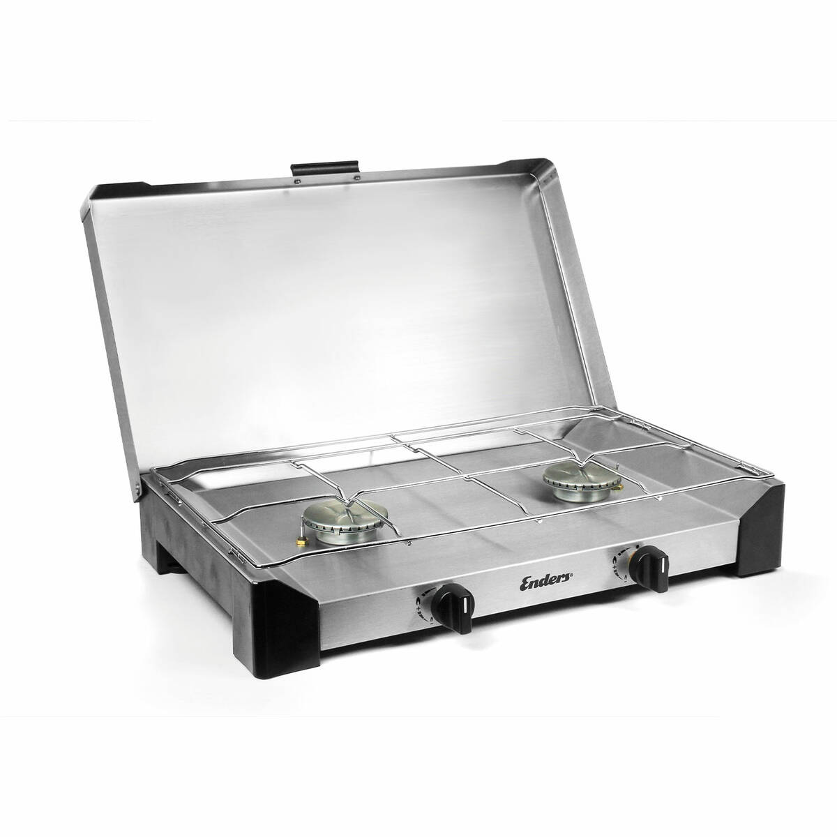 Enders Premium Gaskocher » Brisbane 2 Z « 4,6 kW Edelstahlbrenner