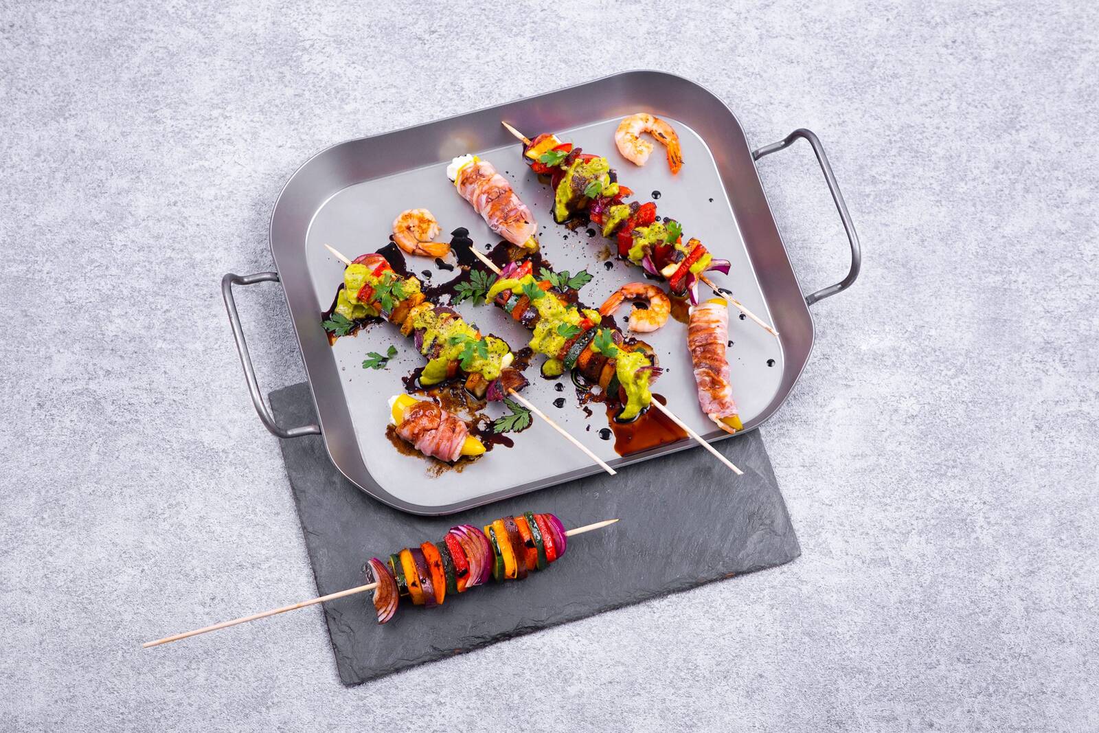 CHG Grillplatte » La Plancha « 2 Griffe, 2 mm Eisenstärke