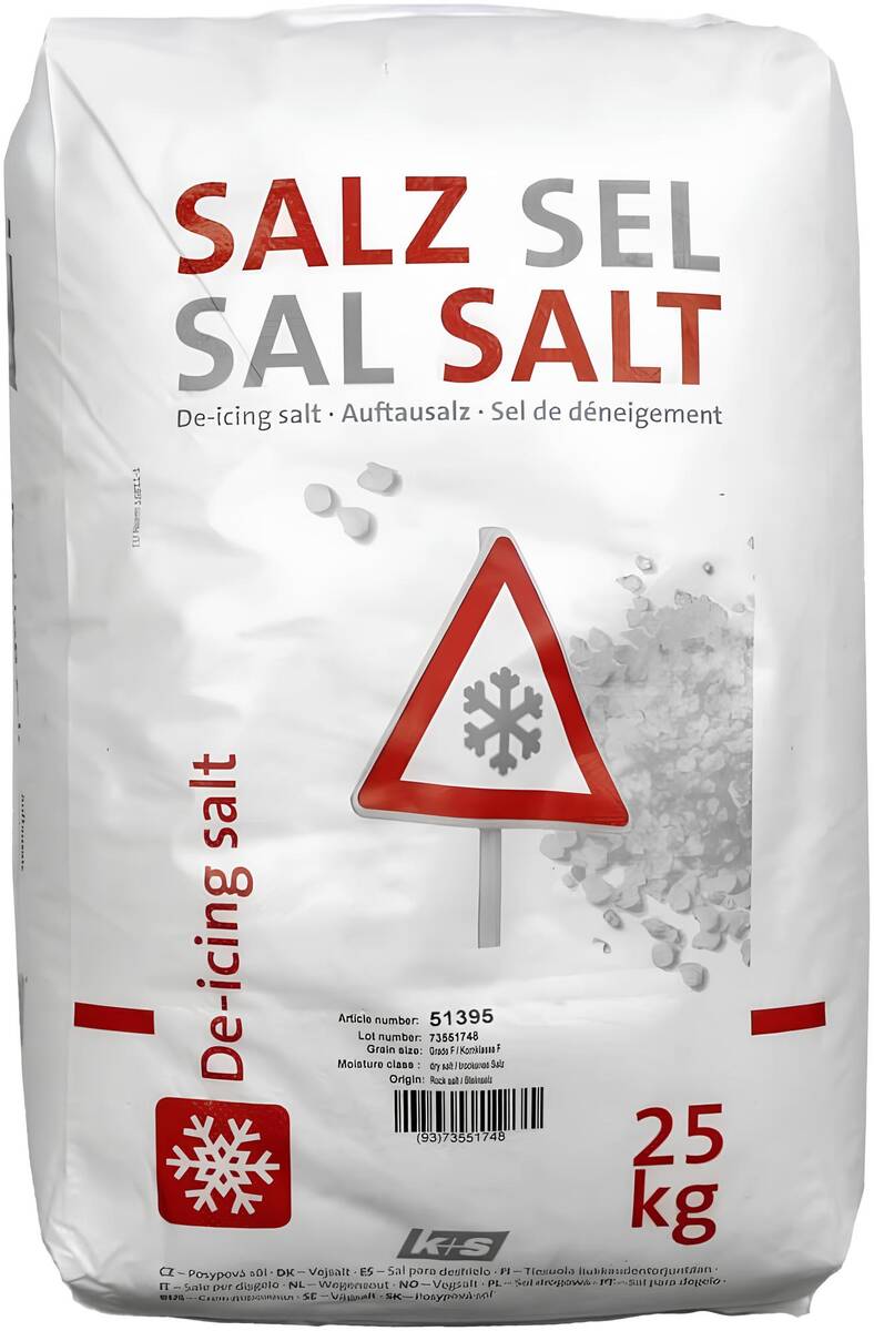K+S Auftausalz » 51395 « 25 kg, Kornklasse F, Streusalz