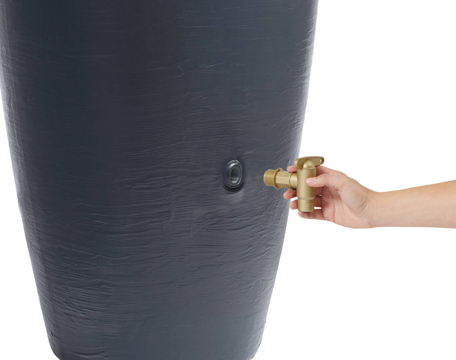 4rain Regen-Amphore » Amphora « 220 Liter, Graphite grey