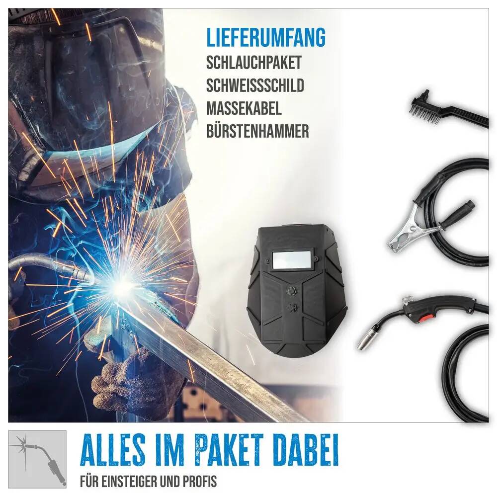 Güde Fülldraht-Schweißgerät » SG 131 A-SYN « 230 V, 20-120 A