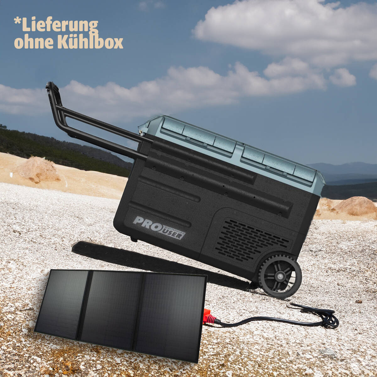 Pro-User Solarpanel faltbar » für Kompressor-Kühlbox CB45 « 100 Watt