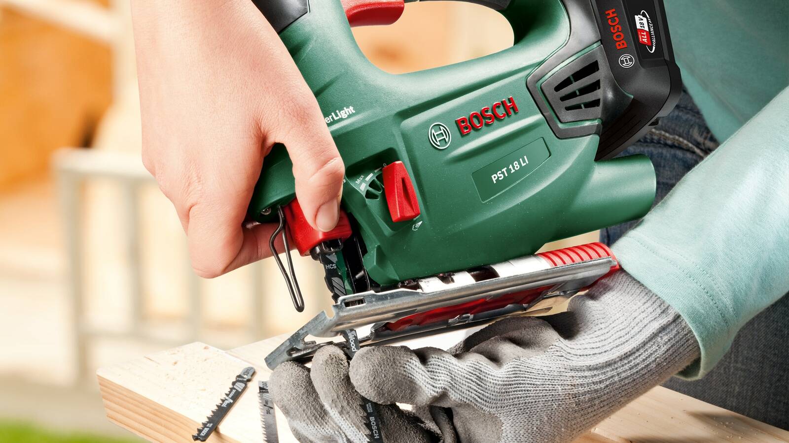 Bosch Akku-Pendelhubstichsäge » PST 18 LI « 18 Volt