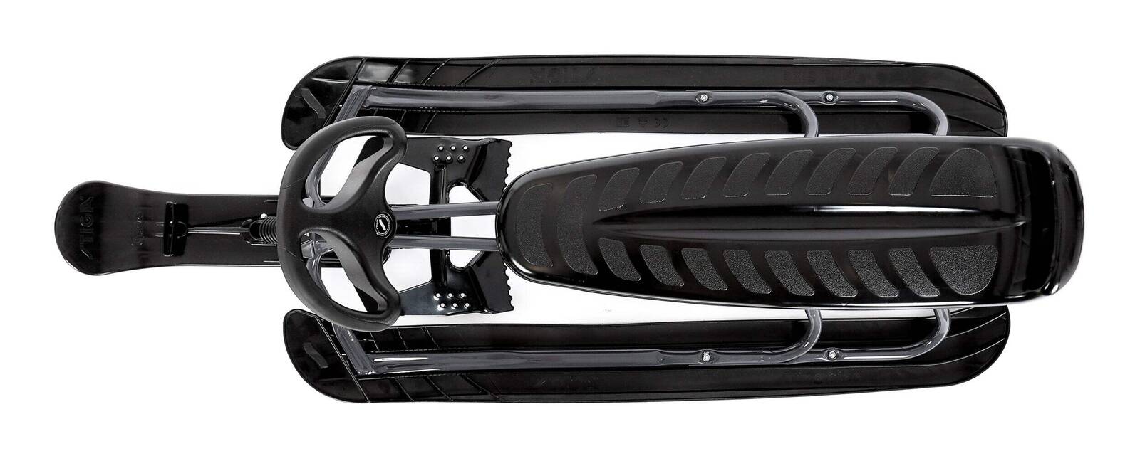 Stiga Lenkschlitten » Snowracer King Size GT « Schwarz, 2-Sitzer