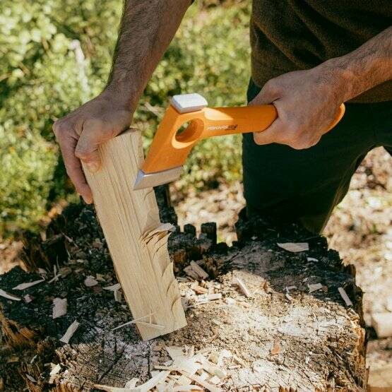 Fiskars Camping Axt » X13 « 33,5 cm, Size S, 480g leicht, FiberComp™