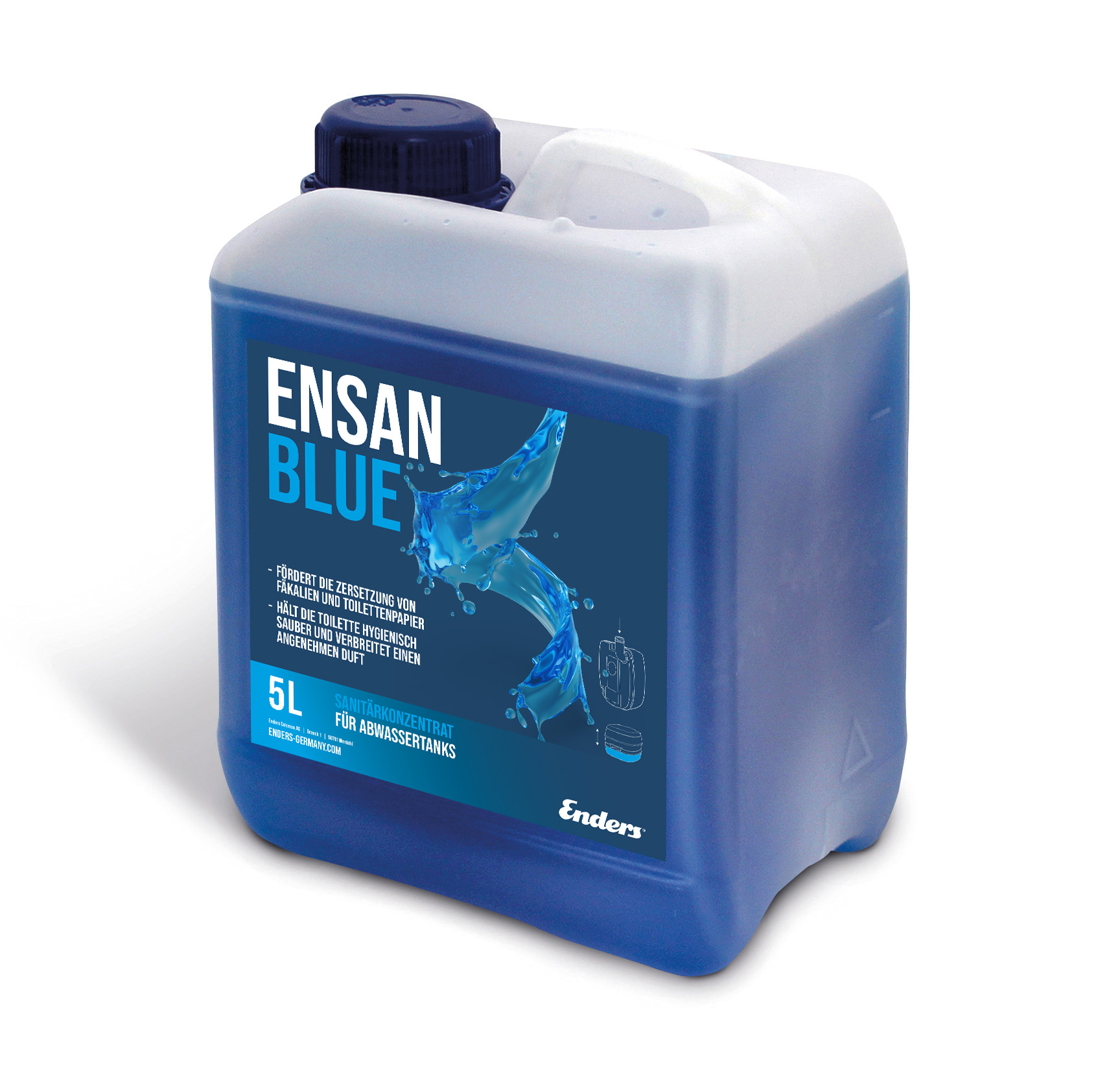 Enders » Ensan Blue « 5 L Sanitärkonzentrat für Abwassertank, Campingklo
