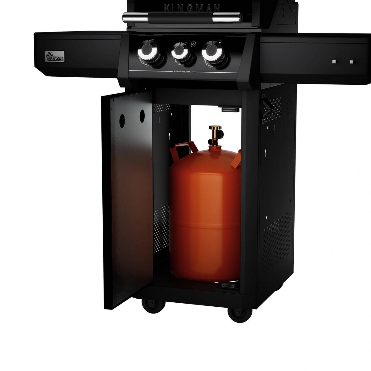 Mr. Gardener Gasgrill » Kingman 2 MK « 2 Brenner, inkl. Seitenkocher