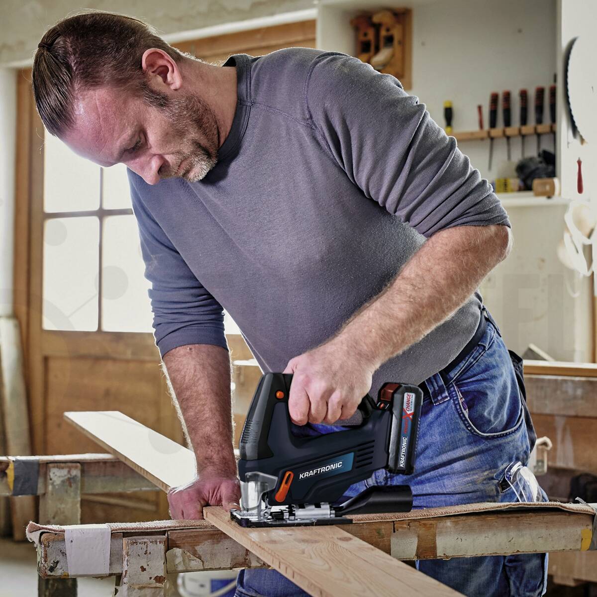 Kraftronic Akku-Stichsäge » KT-ST 18 Li « Power X-Change Sologerät