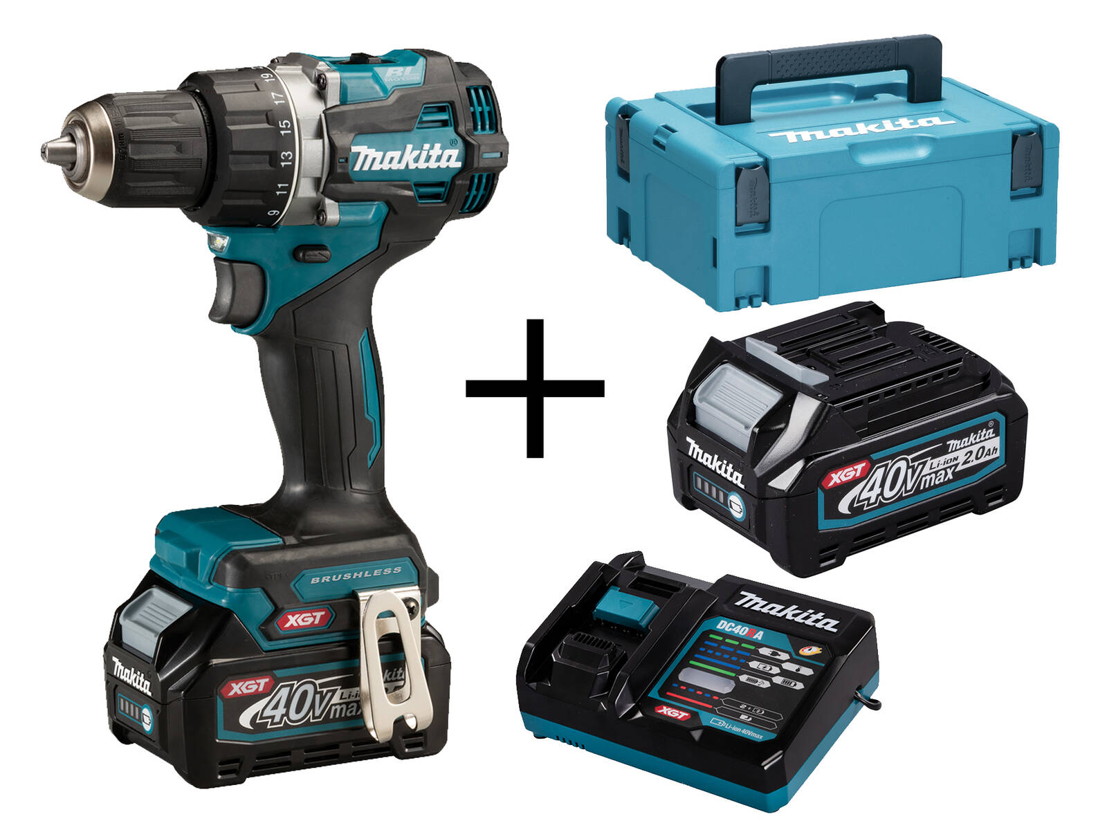 Makita Akku-Bohrschrauber » DF002GA202 « 40 Volt XGT max. Power