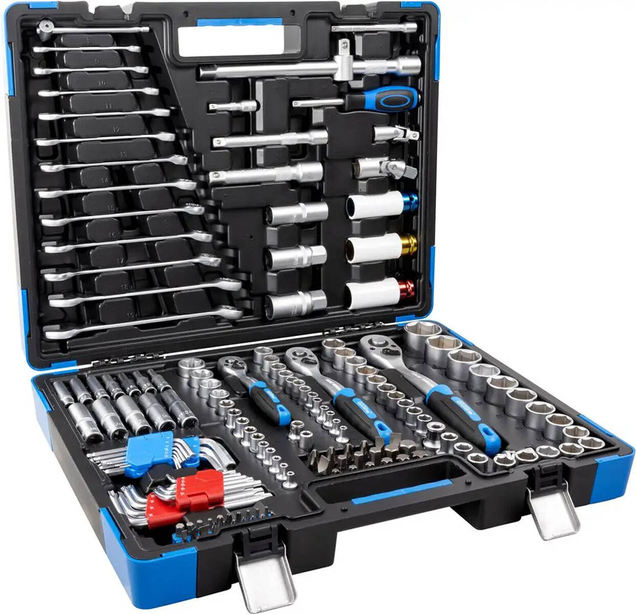 Güde Werkzeugkoffer » GWZK 157 « Chrom-Vanadium-Stahl, 157-teilig