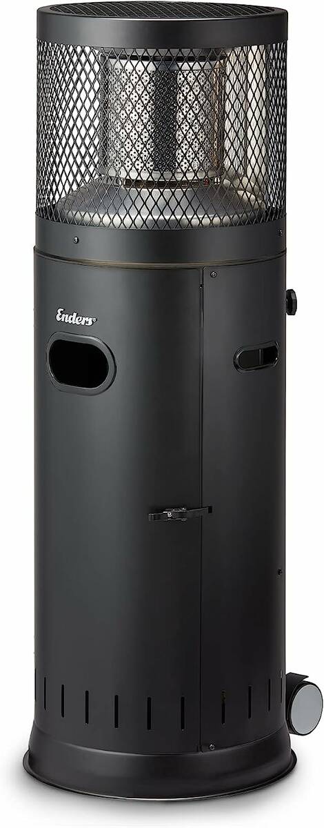 Enders Heizstrahler » Polo 2.0 « 6kW Black Edition, Wärme auf Sitzhöhe