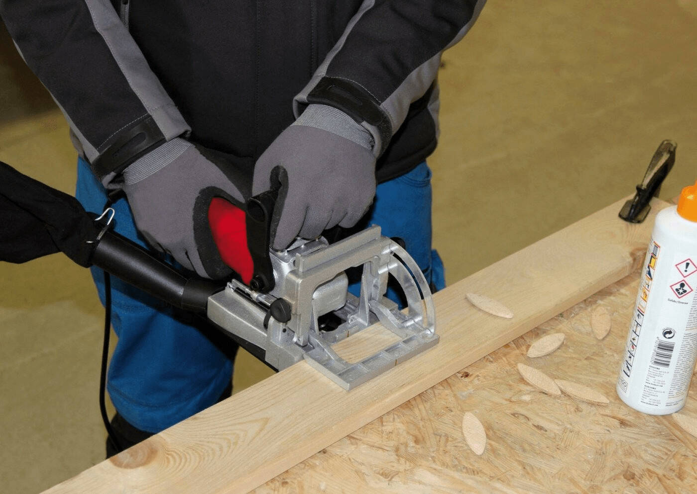 Einhell Flachdübelfräse » TC-BJ 900 « 860 W 3-stufige Fräseinstellung