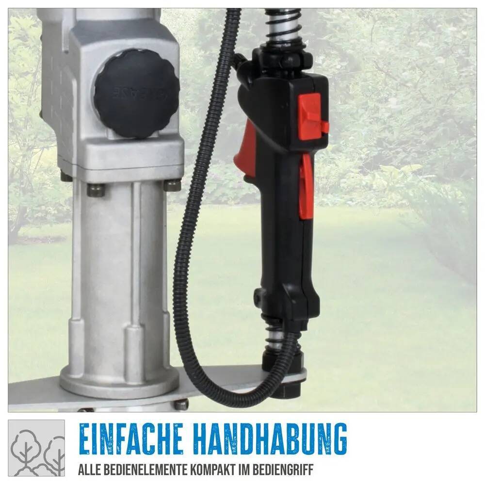♦ OUTLET ♦ Güde Pfahlramme » GPR 801 E «Inkl. Zubehör und Anti-Vibrationsgriff