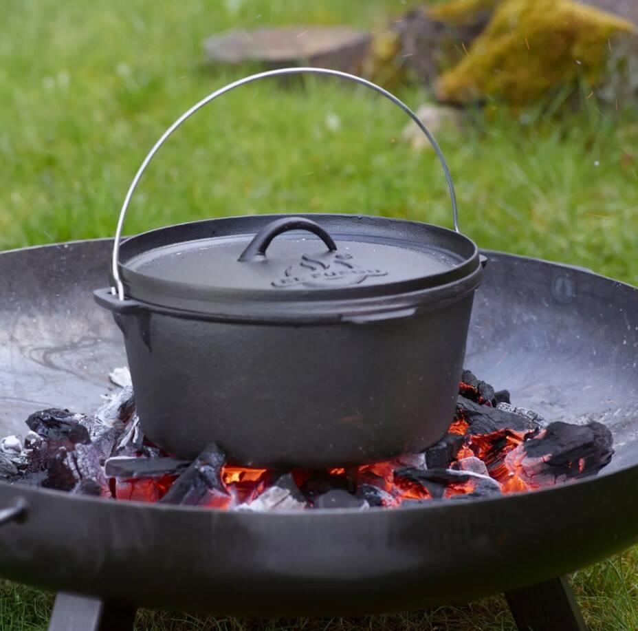 El Fuego » Dutch Oven Set 7-teilig « 100% Gusseisen