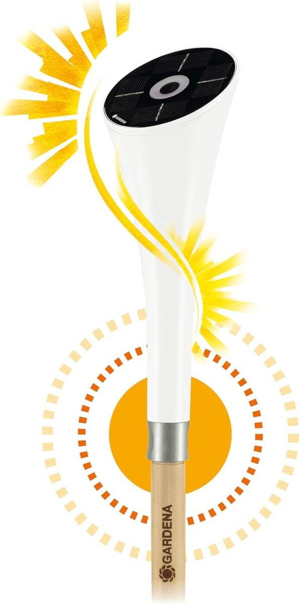 Gardena ClickUp! » Solarlampe « Ambiente-Licht, Urban Garten-Lifestyle