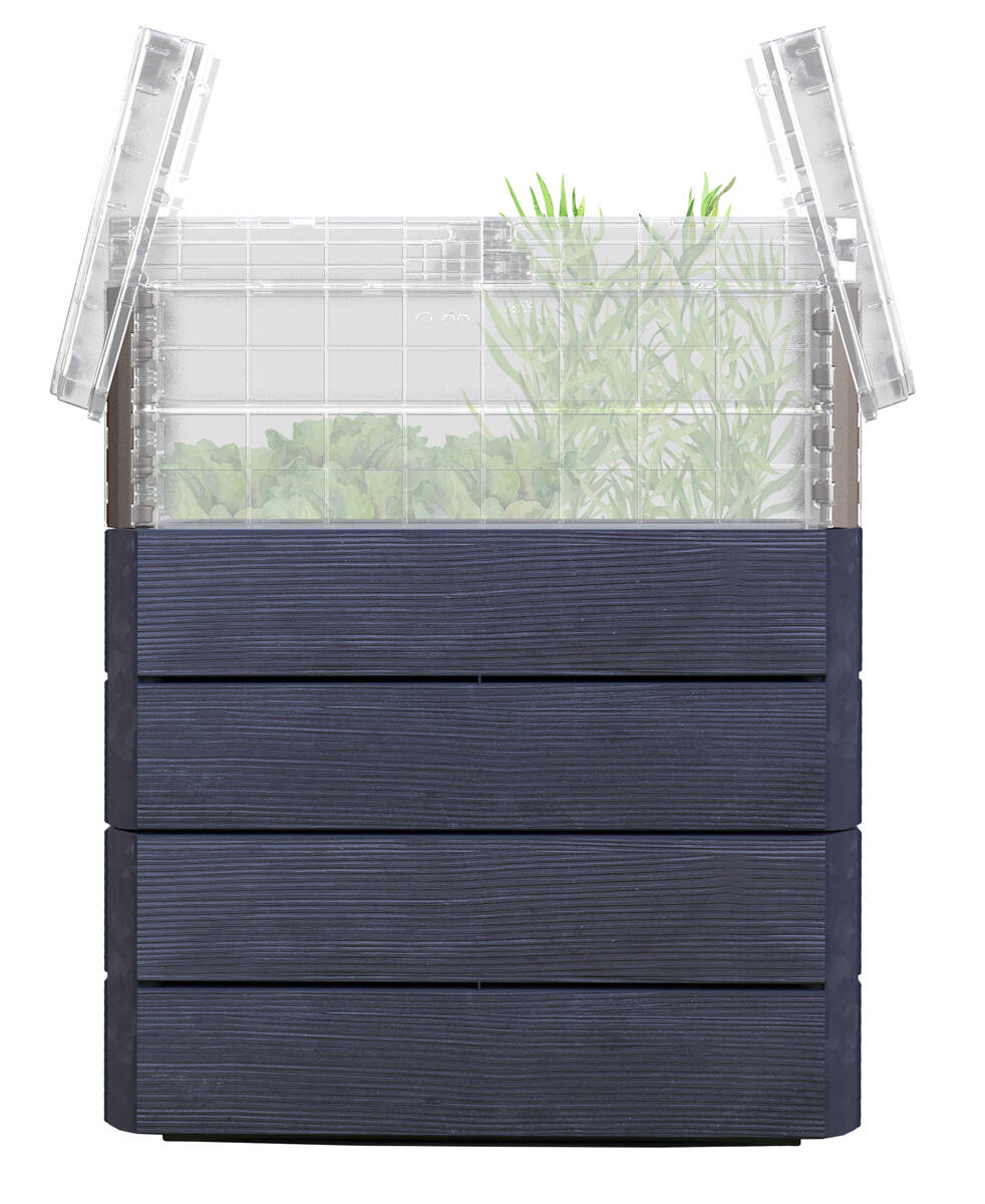 Garantia ERGO Hochbeet » Ergo Turbo M 85 « Set mit Wachstumsmodul & FLORA