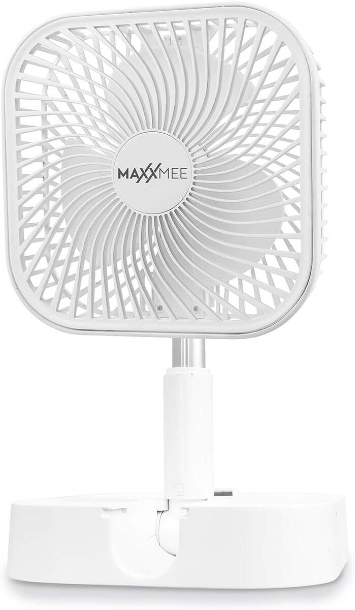 Maxxmee » Faltdesign-Ventilator « klappbar und kabelloser Betrieb