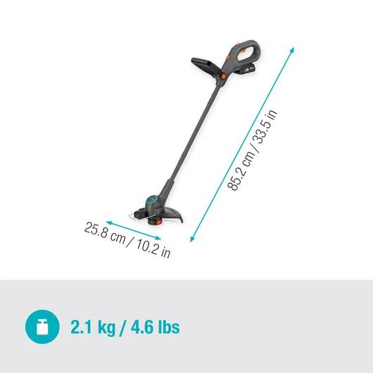 Gardena Akku-Rasentrimmer » EasyTrim 25/18V « 2 Ah Akku
