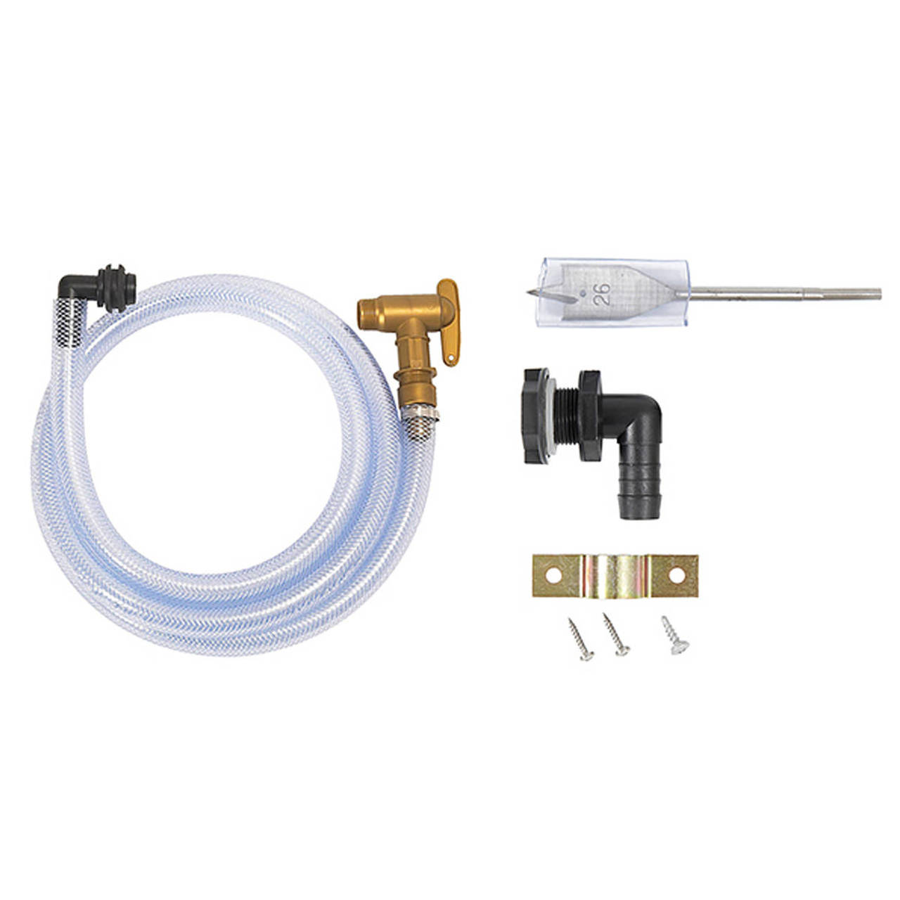 GRAF Garantia Universal-Schlauch-Set » 220015 « für oberirdische Regentonnen