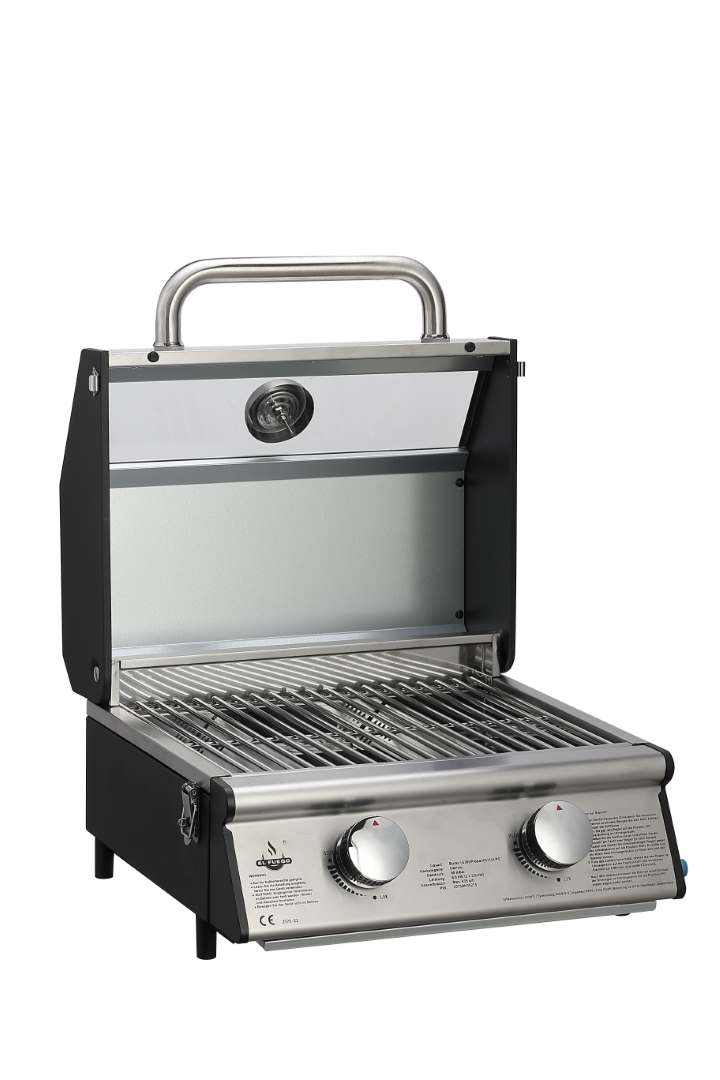 El Fuego Gasgrill » Jesolo « 2 Edelstahl-Brenner je 3,0 kW AY4411