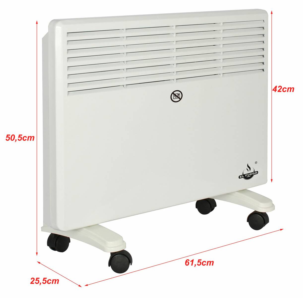 El Fuego Heizkonvektor » AY4952 « Mit Thermostat - 1500 Watt