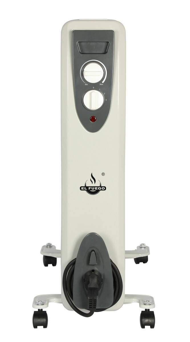 El Fuego Elektro-Ölradiator » AY7014 « Mit Thermostat & 3 Heizstufen
