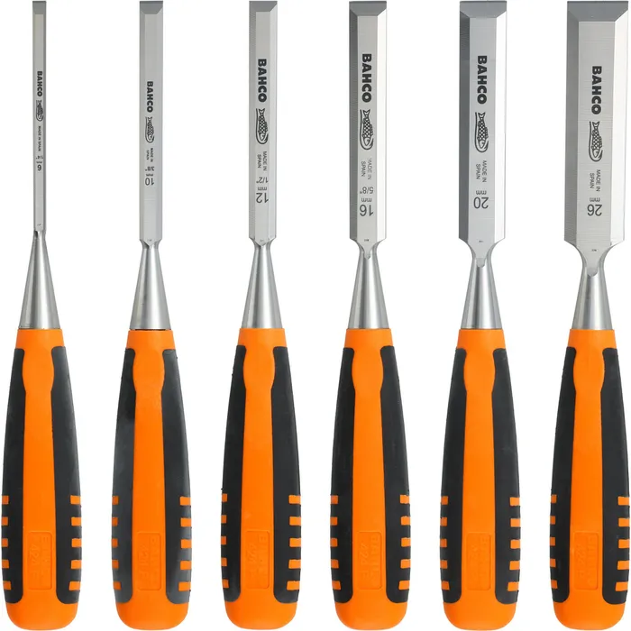 Bahco Stechbeitelsatz 6-teilig - Präzisionsgeschliffen - inkl. Holzkiste