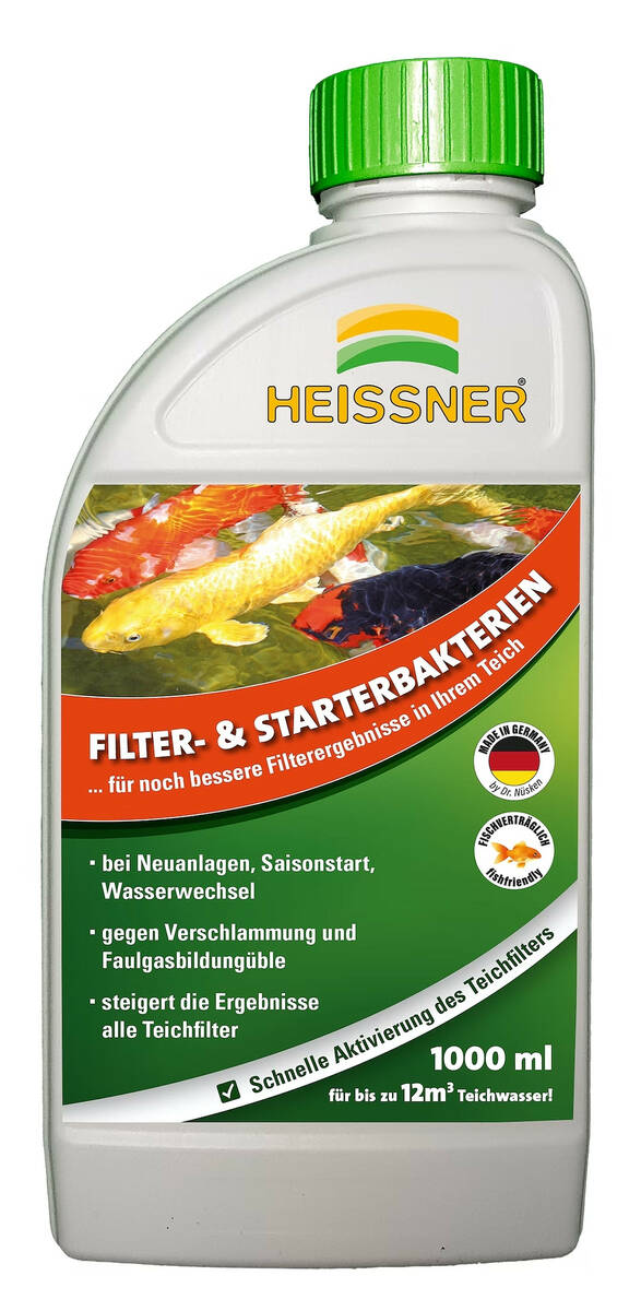 Heissner Teichpflege » FILTER und START-BAKTERIEN « 1000 ml