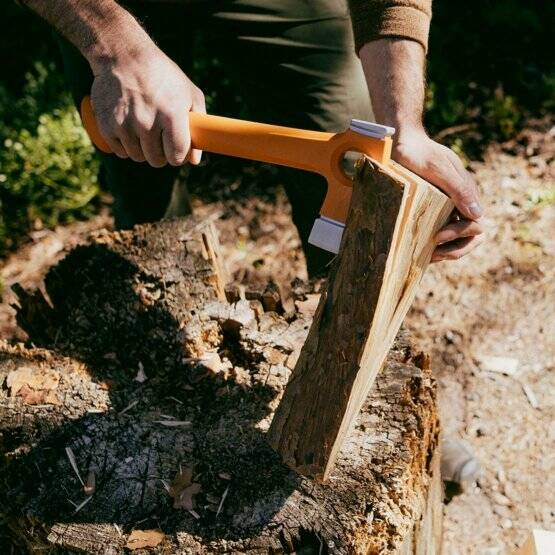 Fiskars Camping Axt » X13 « 33,5 cm, Size S, 480g leicht, FiberComp™