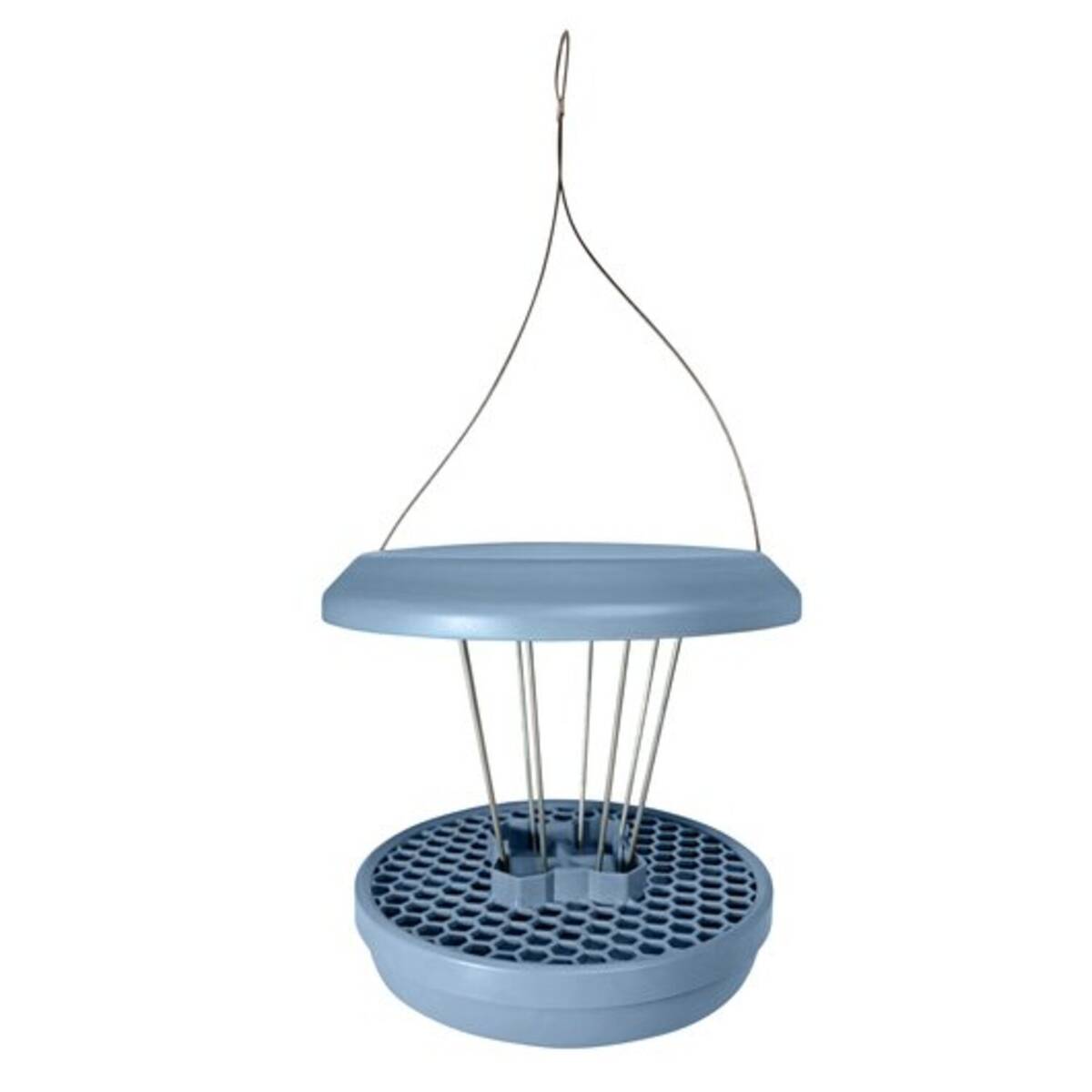 SWISSINNO Vogel-Futtersilo » LUCERNE « Hellblau, Nagerschutz