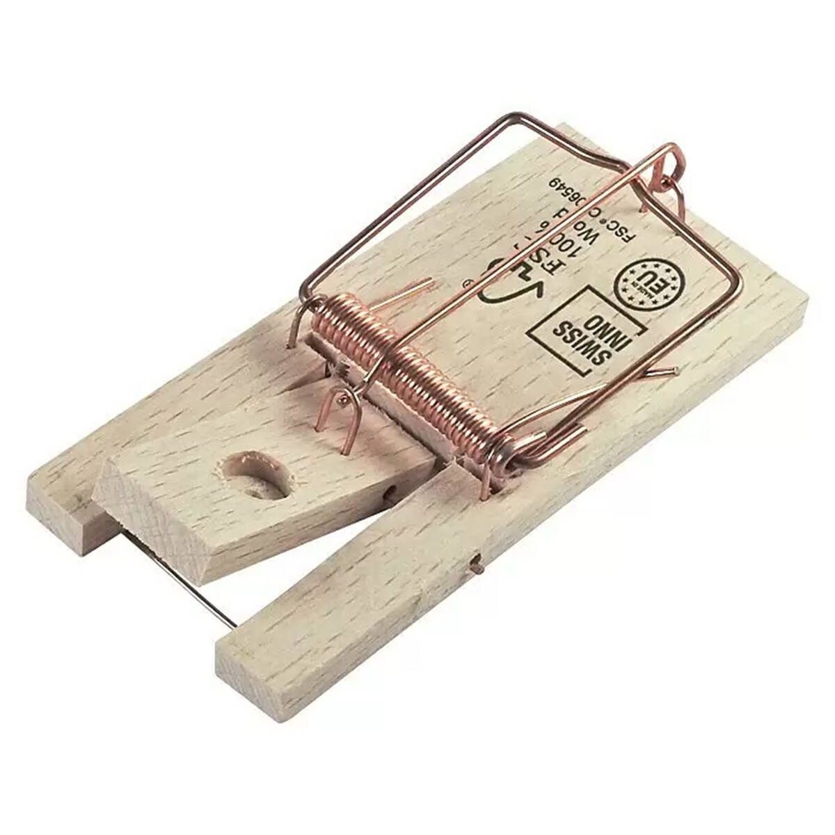 Swissinno FSC® Holz Mausefalle » Classic « 1 Stk. Schlagfalle