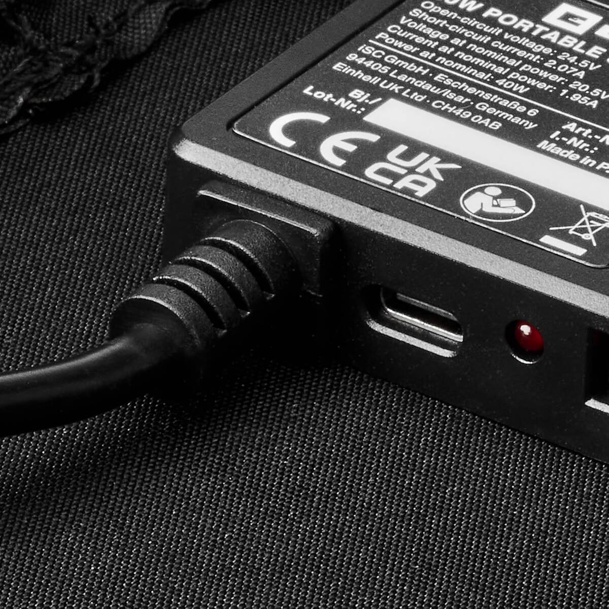 Einhell Solarpanel » 4530150 « 40 Watt, USB-C, USB-A, XT60-Anschluss