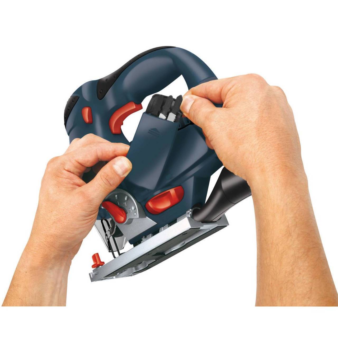 Kraftronic Pendelhubstichsäge KT-ST 750, 750W, Alu-Sägeschuh, Stichsäge, Säge