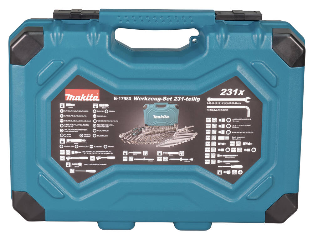 Makita Werkzeug-Set » E-17980 « 231-tlg inkl. Koffer