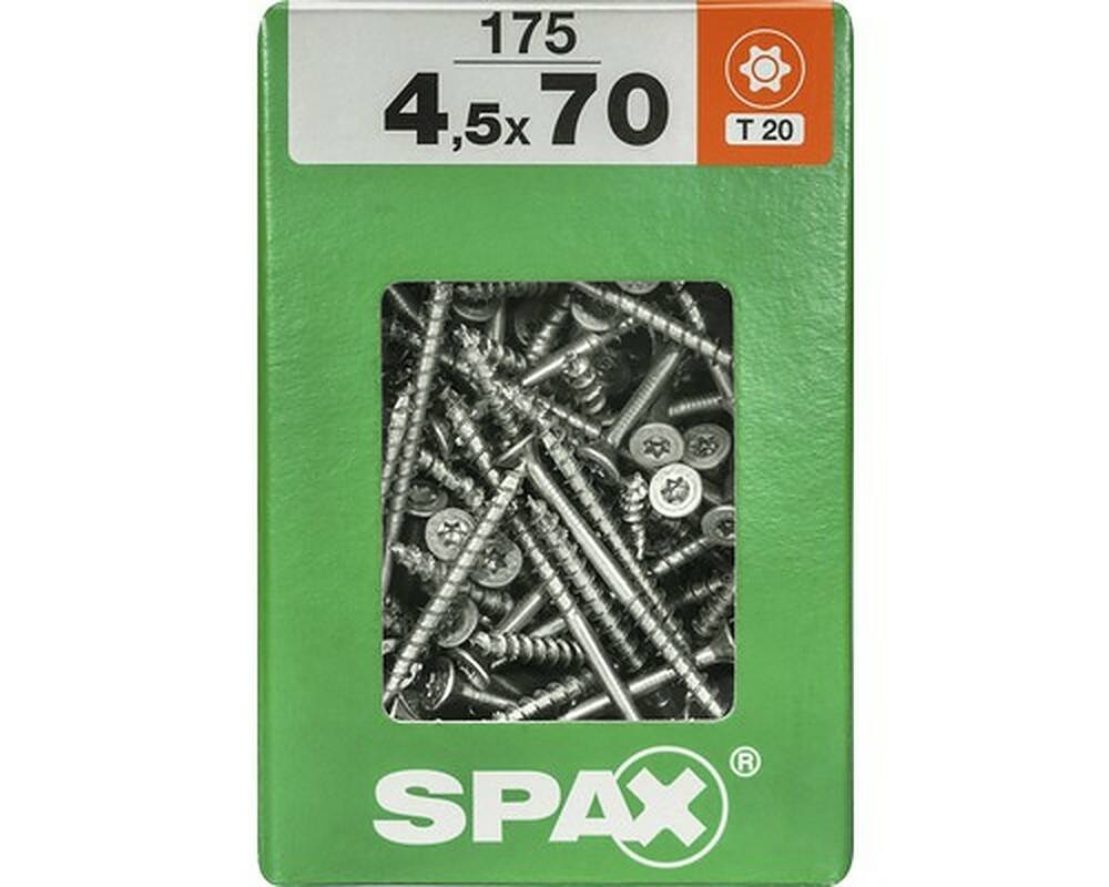 SPAX Universalschrauben 175 Stück » 4,5 x 70 mm « T 20