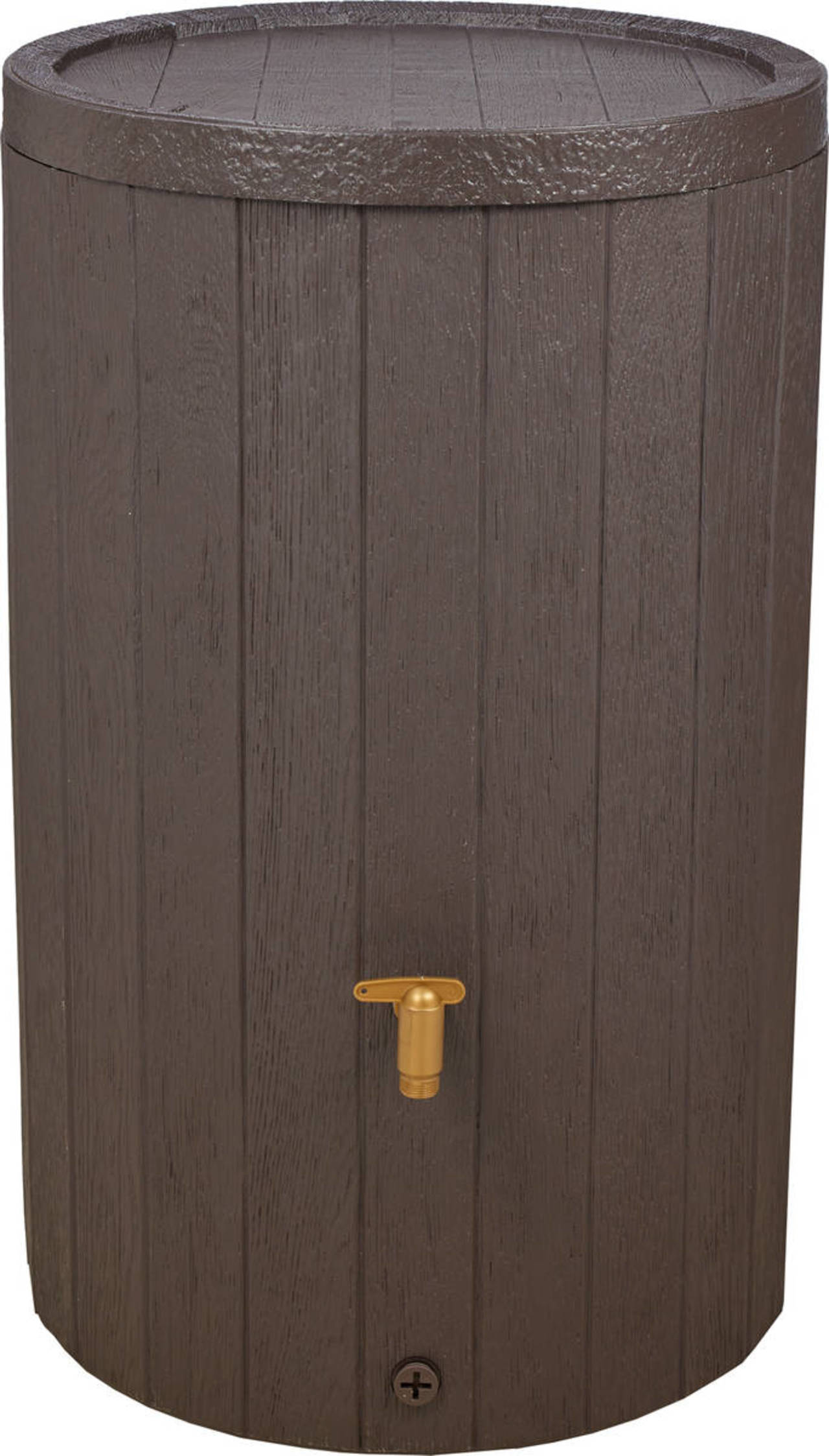 GRAF Regenspeicher » Madera « 220 l Volumen, inkl. Deckel & 3D Dekor